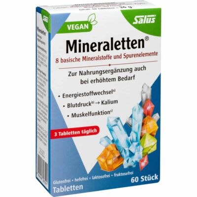 MINERALETTEN Salus Tabletten 60 St PZN07782773