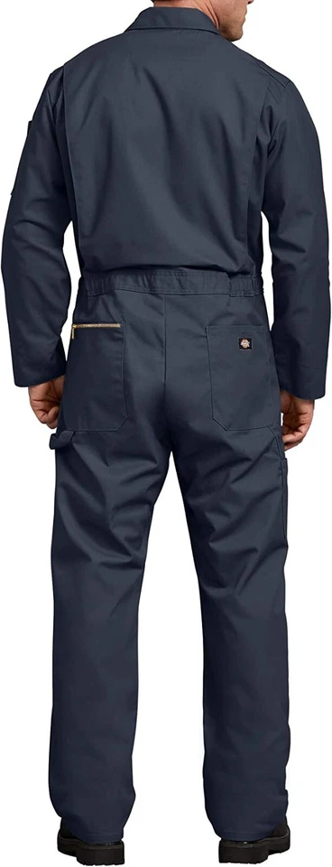 NWT Dickies Men's Twill Deluxe Long Sleeve Coverall Navy Size XL TALL $80 3D73 - Image 4 of 4
