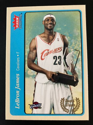 2004-05 Fleer Tradition Blue 210 Award Winner LeBron James
