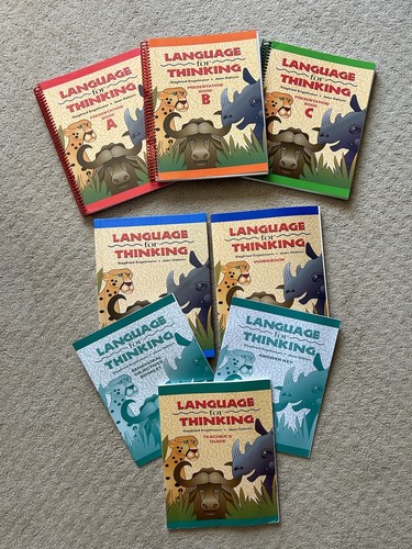 SRA LANGUAGE FOR THINKING Teachers Ed. KIT-SET-HOMESCHOOL-A-B-C & Workbooks + - Picture 2 of 2
