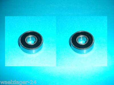 2 Rillenkugellager Kugellager 6205 2RS FAG 25x52x15mm