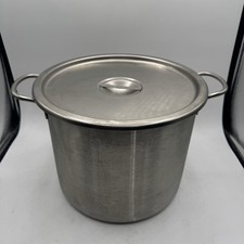 Vollrath Vtg Stainless Steel Stock Pot With Lid Vintage Commercial Grade 12 Qt