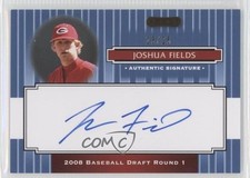 2008 Razor Signature Series Blue 23/25 Josh Fields Joshua Fields #120 Auto 9bw