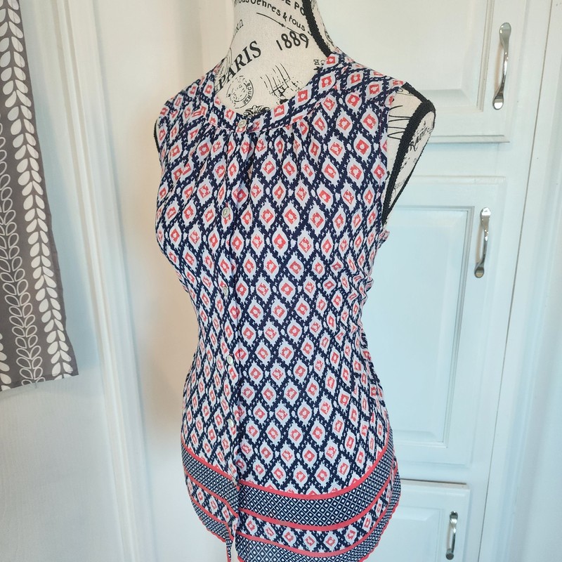 LIZ CLAIBORNE floral button down blouse- size M