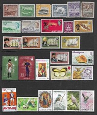 51 Antigua & Barbuda stamps (G209)
