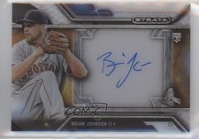 2016 Topps Strata Auto Brian Johnson #SA-BJ Auto 1o3