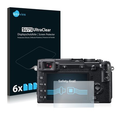 6x Schutzfolie für Fujifilm X-E2 Display Schutz Folie