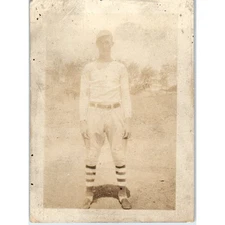 1920s Original Photograph Major League Baseball Player Tom Tobin 2.5x3.5 AD8-P11