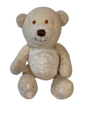 Koala Baby Teddy Bear 7" Plush Stuffed Animal Beige Cream Embroidered Paws
