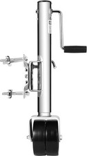 1500lbs Boat Trailer Jack with 6 Inch Dual Wheel, Heavy Duty Swivel Trailer Jack