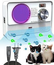 3-In-1 Ionic Air Purifier, Cat Litter Deodorizer, Air Freshener for Home with Oz