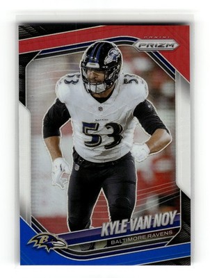 Kyle Van Noy 2025 Panini Prizm #246 Baltimore Ravens Red White and Blue