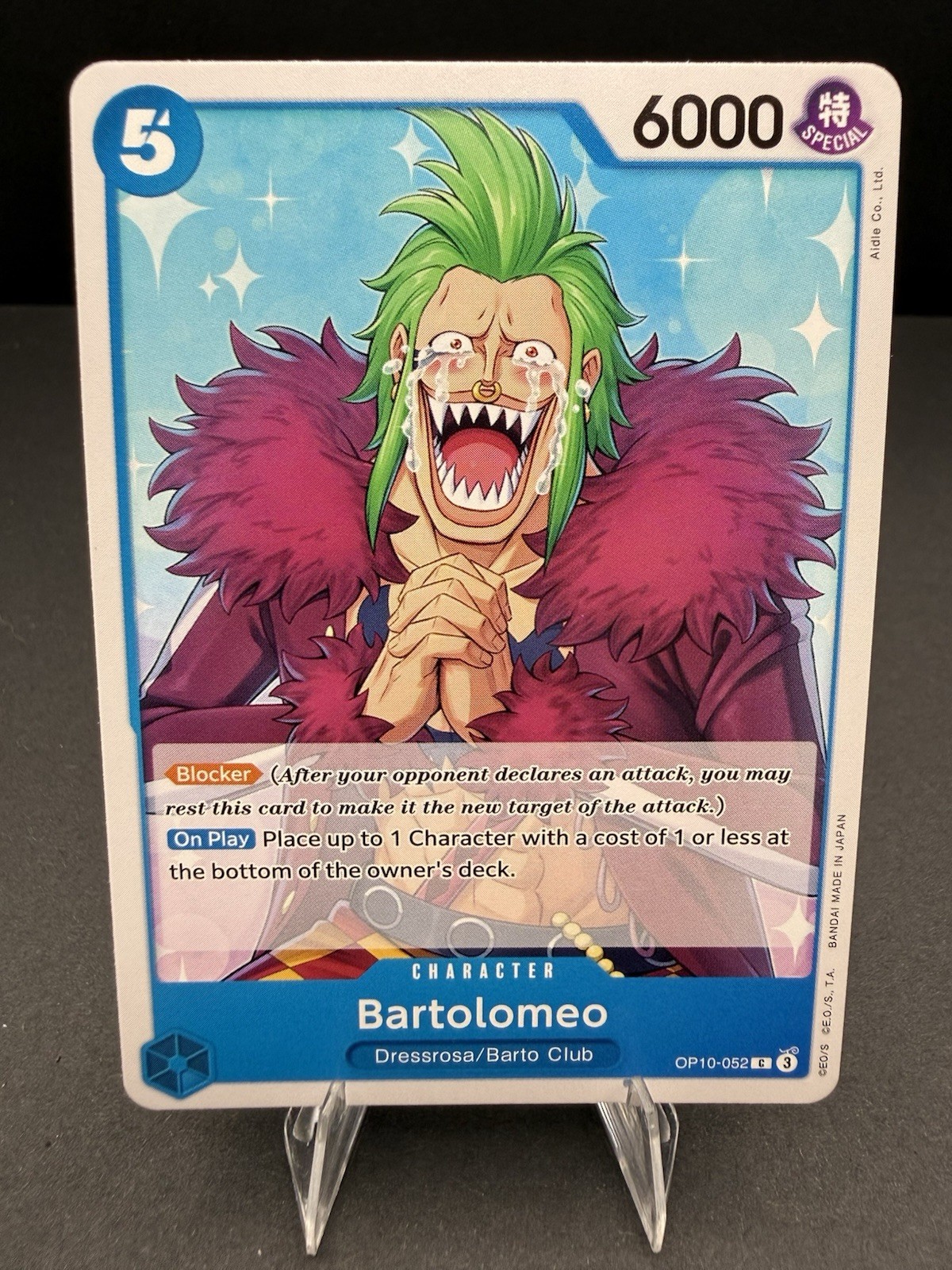 Bartolomeo #OP10-052 One Piece Royal Blood TCG English NM