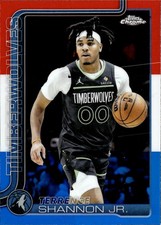 2025-26 Topps Chrome - Terrence Shannon Jr. #198 Red White & Blue Refractor