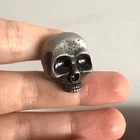 Gothic Skull  Enamel Lapel Pin Badge