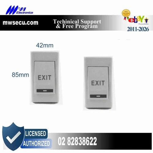 2 x plastic Door Exit Push Release Button Door Switch  Access Control