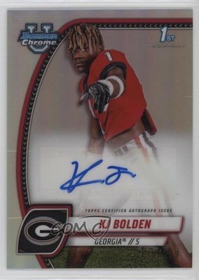 2024 Bowman U Chrome Prospect Refractor 138/299 KJ Bolden #PA-KBO Auto 0j3l