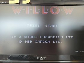 Famicom Software Model Willow Cap Wi Capcom FIX27