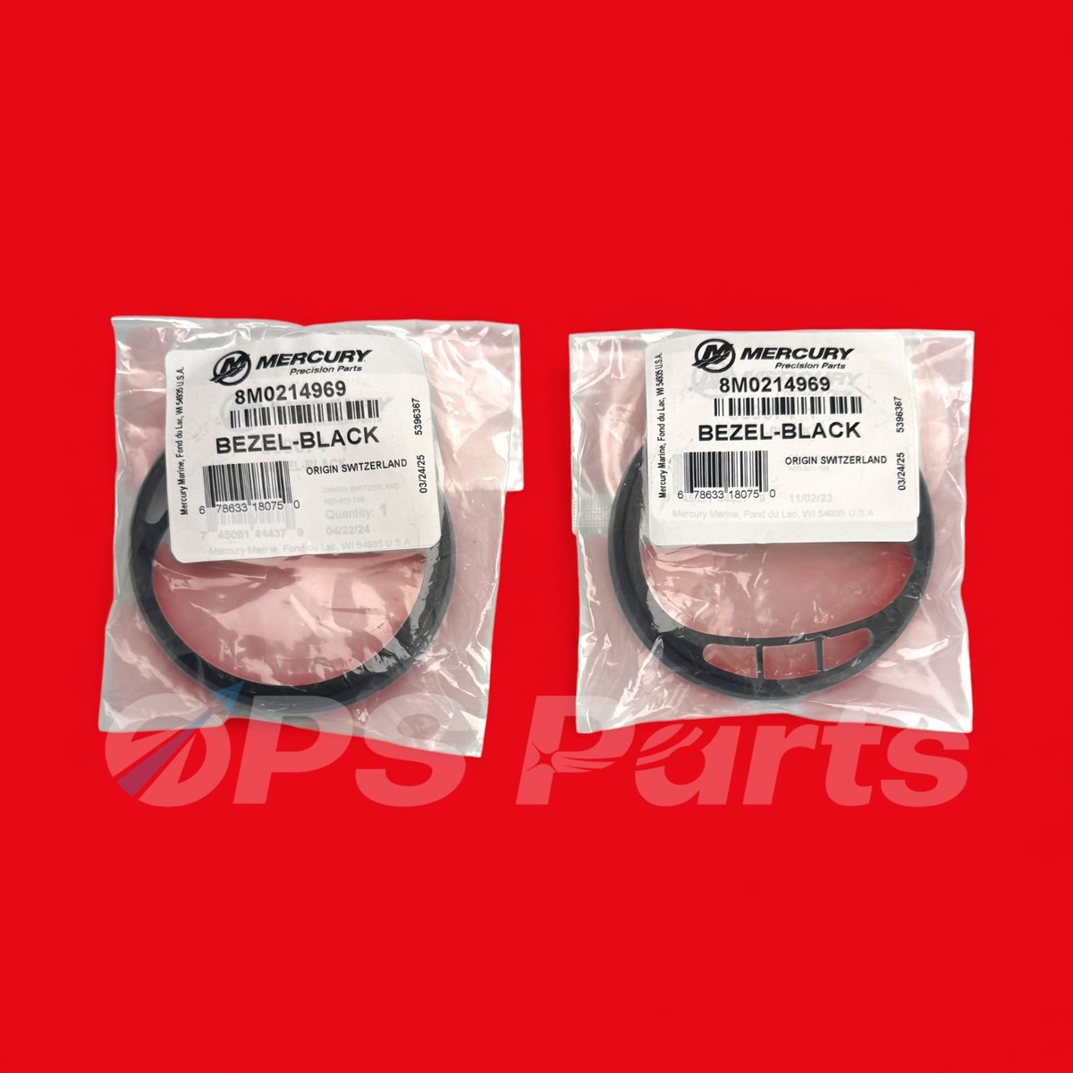 Mercury SmartCraft SC1000 Tachometer Black Bezel Part#: 8M0214969