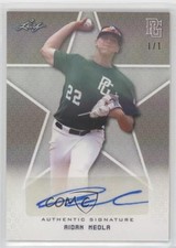 2020 Leaf Perfect Game National Showcase Silver Shimmer 1/1 Aidan Meola Auto nd3