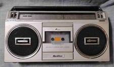 Quasar GX3603 Boombox Radio Works Cassette does not FOR PARTS NOT WORKING