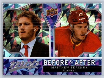 2021-22 Upper Deck MVP #BA-16 Matthew Tkachuk Before and After