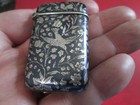 Antique - FRENCH - SILVER NIELLO -1880s   MATCH SAFE w/  BIRDS   #10 of 12 — photo 3