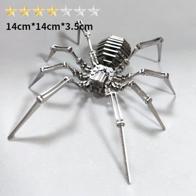 Metall 3D Puzzle Spinne DIY Bastelset Handwerk Dekoration für Erwachsene Kinder