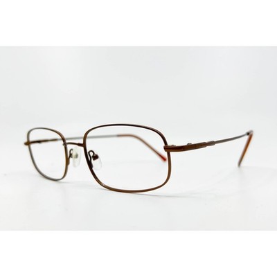 Modern Optical Eyeglasses Frames Mens Brown MX907 Rectangular 54-19-140