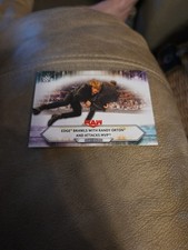 2021 Topps WWE #36 Edge Brawls with Randy Orton and Attacks