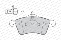Bremsbelagsatz Scheibenbremse Premier ECO Friction Ferodo FVR1518 FüR VW 2DA LT