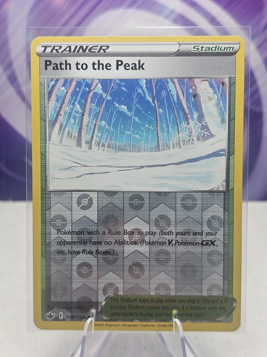 path to the peak pokemon card price Path to the Peak (Secret) 213/189 Swsh10: Astral Radiance Holo for sale online have Rule Boxes.) SWSH10 Path to the Peak (Secret)
