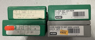 Lot Of 4 Reloading Dies RCBS