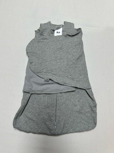 Halo Schlafsack Swaddle für Neugeborene 0-3 Monate grau 100% Baumwolle - Bild 2 von 4