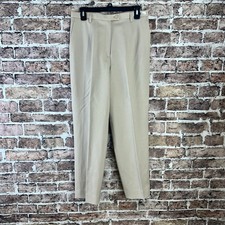Pendleton Women's Petite Size 12 Beige Trousers NWT High Rise Dress Pants