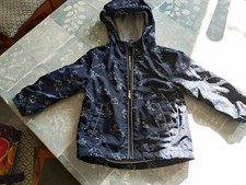 Topolino gefütterte Regenjacke Gr. 98 blau/g...