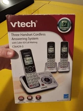 Vtech Three Handset Cordless Phone System w/ Caller ID & Call Waiting CS6429-3
