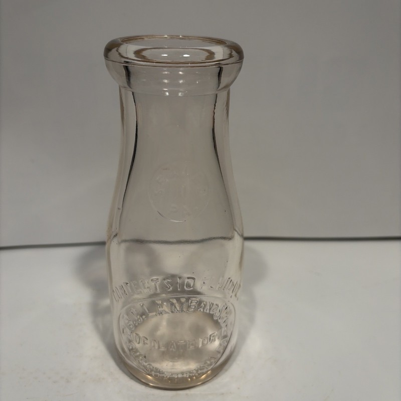 BC Lamb and Son Dairy - One Pint Milk Bottle - Susquehanna, PA - Chocolate Drink