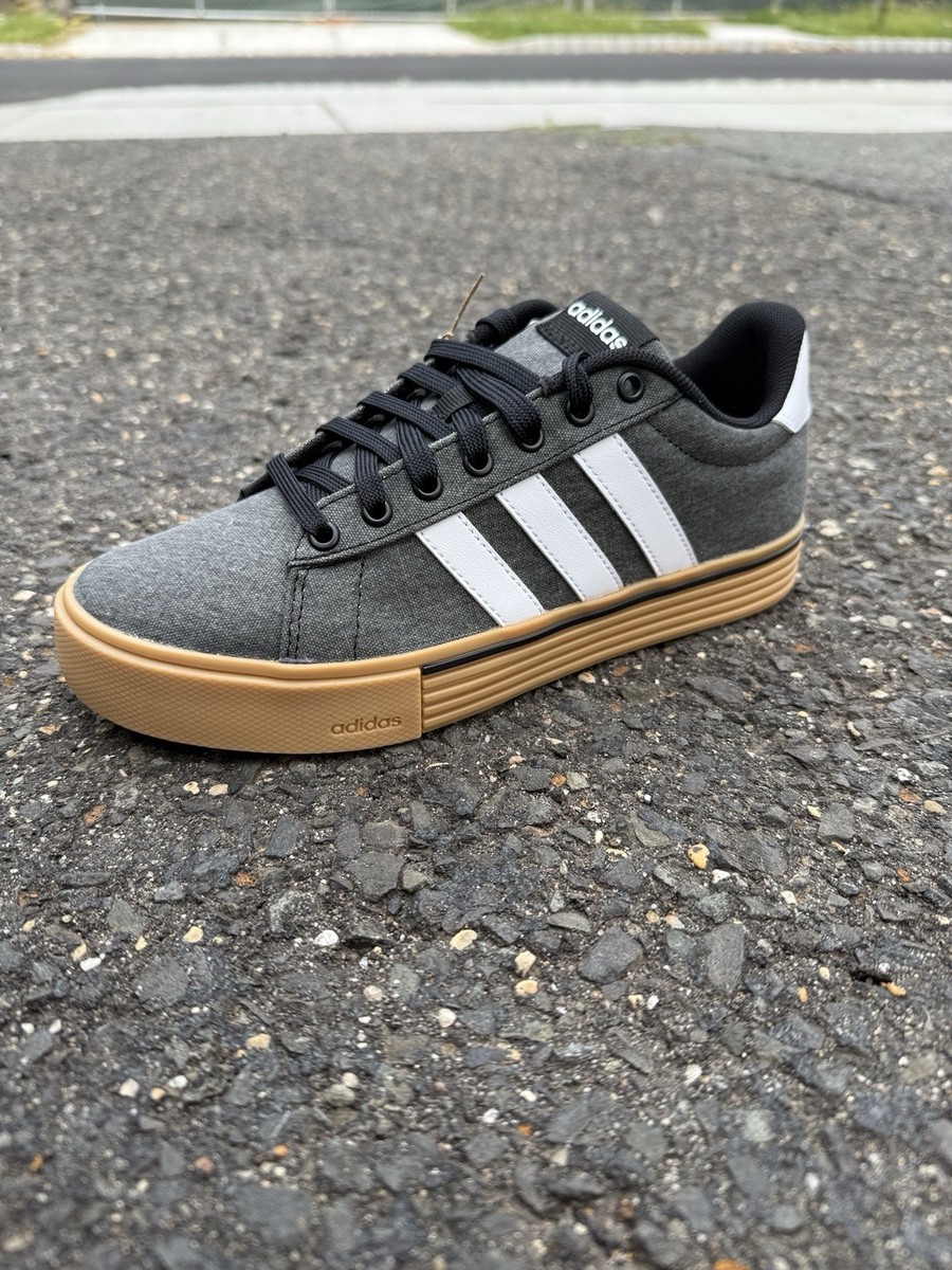 Adidas Daily 4.0 Mens Size 10 Shoes Charcoal White Gum Canvas Skate IF4492 NEW Men main image 4