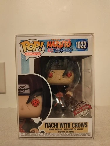 Funko Pop Naruto Shippuden Itachi With Crows 1022 Special Edition SoftProtector