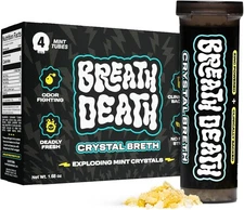 Breath Death Crystal Breth Mints, Peppermint Mint Crystals, Gluten... 