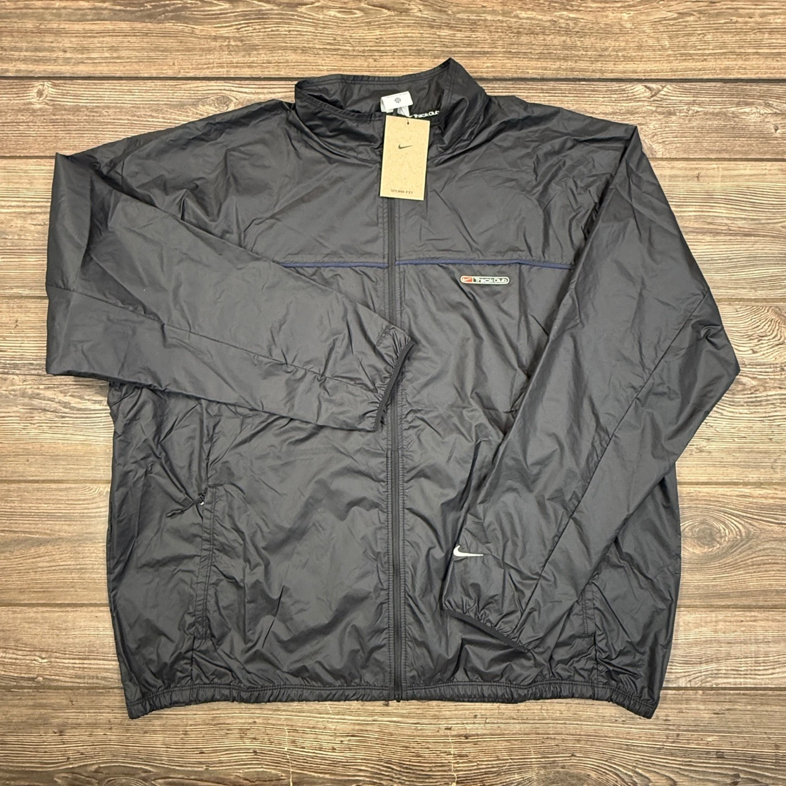 Nike Track Club Storm Fit Mens XXL Full Zip Jacket Windbreaker Black RunningNEW
Opens in a new windo