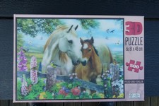 3D Puzzle  Pferd und Fohlen - 500 Teile - Howard Robinson