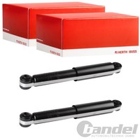 2X Herth+Buss Gasdruck StoßDÄMpfer Hinten Li+Re Passend FüR Fiat Panda Ford KA