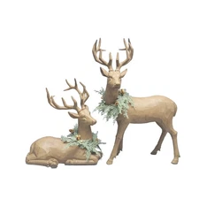 Member's Mark Winter Deer Décor, Set of 2