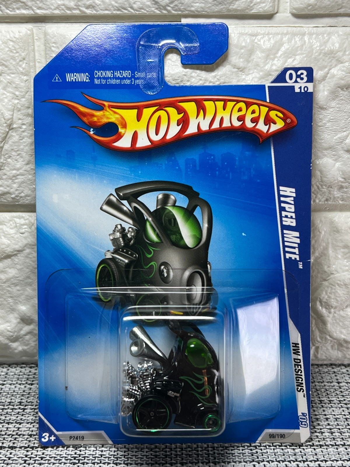 Hot Wheels HW Designs '09 03/10 Hyper Mite 99/190 Black/Green