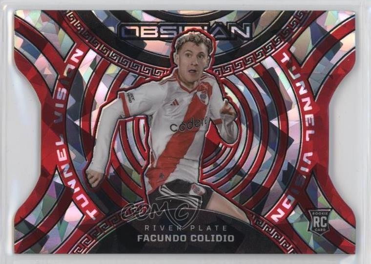 2023 Panini Obsidian Electric Etch Red Crystals 26/30 Facundo Colidio #18 0z8w