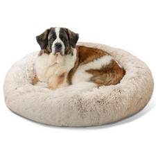 Best Friends by Sheri The Original Calming Donut Dog Bed   Washable Plush Pet
