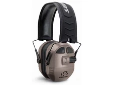 Walker's Ultimate Alpha Quad 360 Electronic Earmuffs (NRR 26dB) Flat Earth Dark