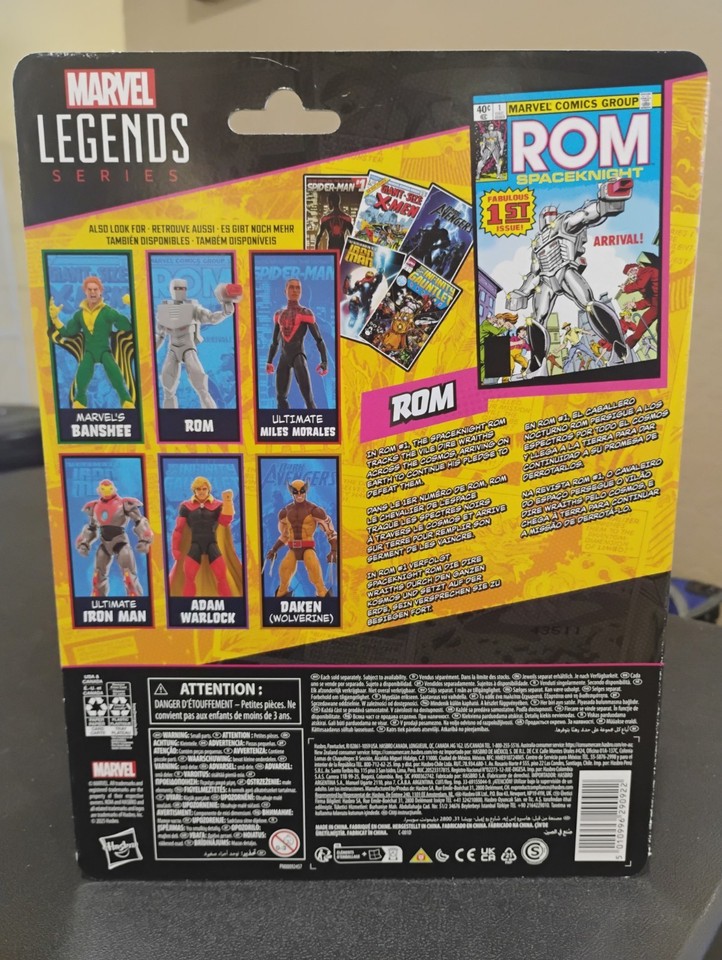 Hasbro Marvel Legends Rom Spaceknight Retro Action Figure New | eBay